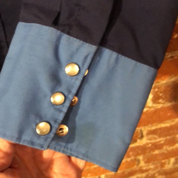 VINTAGE western shirt by Stable Gear Western Wear Inc L 16-16-1/2 - Picture 4 of 5